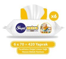 Sleepy Hassas 420 Yaprak 6'lı Islak Mendil