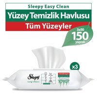 Sleepy Easy Clean 150 Yaprak 3'lü Islak Mendil