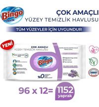 Bingo Arap Sabunlu 1152 Yaprak 96'lı Islak Mendil