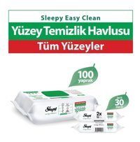 Sleepy Easy Clean 130 Yaprak 3'lü Islak Mendil