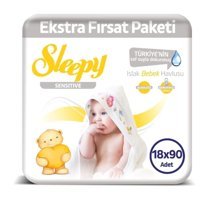 Sleepy Sensitive 1620 Yaprak 18'li Islak Mendil