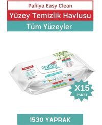Pafilya Easy Clean 1530 Yaprak 15'li Islak Mendil