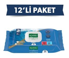 Komili Okyanus Esintisi 1080 Yaprak 12'li Islak Mendil