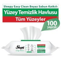 Sleepy Beyaz Sabunlu 100 Yaprak Islak Mendil