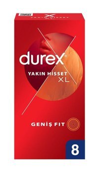 Durex Yakın Hisset İnce Prezervatif 8'li