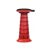 Plz Shop Plastik Katlanır Kamp Taburesi Kırmızı