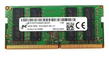 Micron MTA16ATF2G64HZ-2G3H1 16 GB DDR4 2x8 2400 MHz Ram