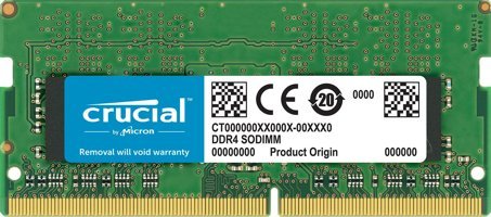 Crucial MAC CT8G4S266M 8 GB DDR4 1x8 2666 MHz Ram