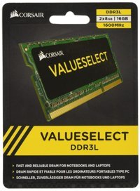 Corsair Value Select CMSO16GX3M2CL1600C11 16 GB DDR3 2x8 1600 MHz Ram