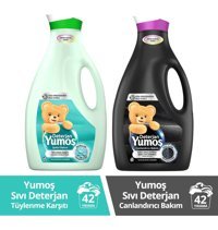 Yumoş Renkliler ve Siyahlar İçin 84 Yıkama Sıvı Deterjan 2.52 lt