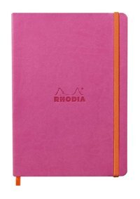 Rhodia 117445c A5 100 Yaprak Noktalı Dikişli Karton Kapak 1 Adet Okul Defteri Pembe