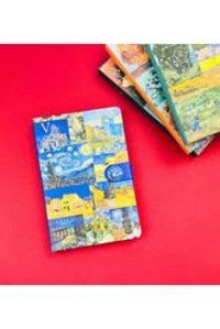 Gift Moda Van Gogh A5 200 Yaprak Çizgisiz Dikişli Sert Kapak 1 Adet Van Gogh Okul Defteri