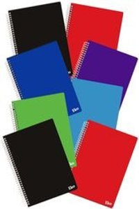 Çınar Defter A4 72 Yaprak Kareli Telli Sert Kapak 12'li Okul Defteri