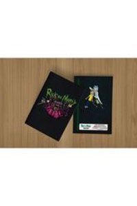 Rıck And Morty A5 96 Yaprak Noktalı Dikişli Sert Kapak 1 Adet Rick And Morty Okul Defteri