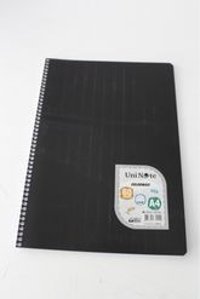 Uninote Colormaxi A4 60 Yaprak Kareli Telli Sert Kapak 1 Adet Okul Defteri Siyah