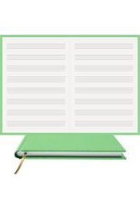 Bidefter A5 100 Yaprak Çizgisiz Dikişli Sert Kapak 1 Adet Okul Defteri Yeşil