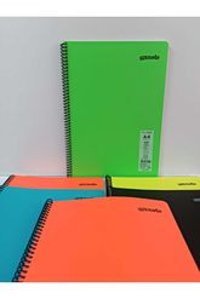 Çilekkurdu A4 60 Yaprak Kareli Telli Sert Kapak 2'li Okul Defteri