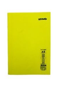 Mynote A5 60 Yaprak Kareli Dikişli Yumuşak Kapak 1 Adet Okul Defteri Sarı