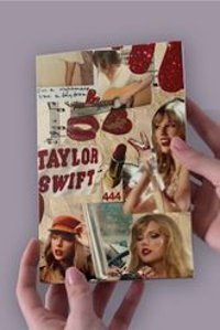 Namgo A5 24 Yaprak Çizgisiz Dikişli Karton Kapak 1 Adet Taylor Swift Okul Defteri