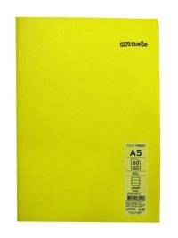Mynote A5 60 Yaprak Dikişli Karton Kapak 1 Adet Okul Defteri Sarı