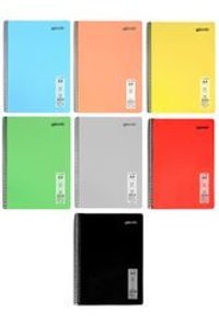 Mynote A4 72 Yaprak Kareli Telli Sert Kapak 7'li Okul Defteri