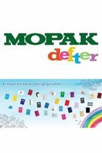 Mopak A4 40 Yaprak Kareli Dikişli Karton Kapak 12'li Okul Defteri