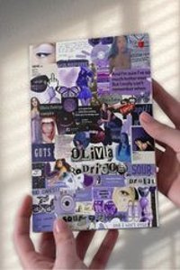 Namgo A5 24 Yaprak Çizgisiz Dikişli Karton Kapak 1 Adet Olivia Rodrigo Okul Defteri Mor