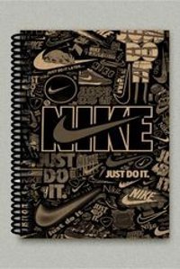 Namgo A5 100 Yaprak Çizgisiz Telli Karton Kapak 1 Adet Just Do It Okul Defteri Siyah