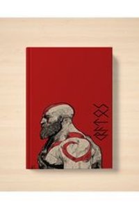 Lucidum A5 24 Yaprak Çizgisiz Dikişli Karton Kapak 1 Adet God of War Okul Defteri