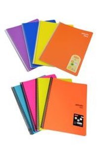Everart A4 120 Yaprak Kareli Telli Sert Kapak 8'li Okul Defteri