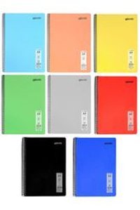 Mynote A4 40 Yaprak Kareli Telli Sert Kapak 8'li Okul Defteri