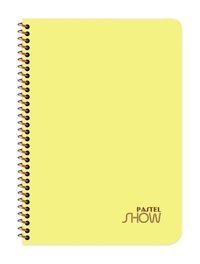 Keskin Color A4 96 Yaprak Kareli Telli Sert Kapak 1 Adet Okul Defteri Sarı