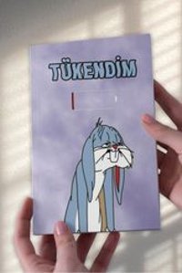Namgo A5 24 Yaprak Çizgisiz Dikişli Karton Kapak 1 Adet Bugs Bunny Okul Defteri
