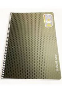 Modellino A4 40 Yaprak Kareli Telli Sert Kapak 1 Adet Okul Defteri