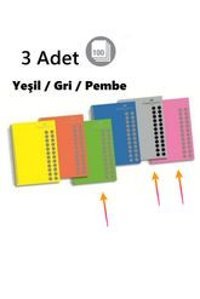 Faber Castell A4 100 Yaprak Kareli Telli Yumuşak Kapak 3'lü Okul Defteri