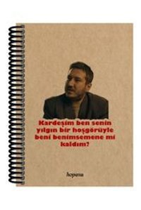 Hopena A5 100 Yaprak Çizgisiz Telli Karton Kapak 1 Adet Gibi Dizisi Okul Defteri