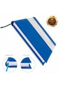 Bidefter A5 104 Yaprak Çizgisiz Dikişli Sert Kapak 1 Adet Okul Defteri Mavi