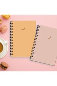 Smile Notes A5 80 Yaprak Çizgisiz Telli Karton Kapak 2'li Okul Defteri