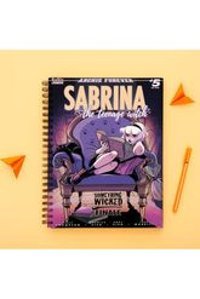 Lucidum A5 100 Yaprak Çizgisiz Telli Karton Kapak 1 Adet Sabrina The Teenage Witch Okul Defteri