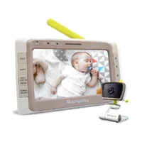 Moonybaby Hareket Sensörlü Gece Görüşlü Dijital 5 inç Ekranlı Kablosuz Bebek Kamerası