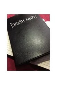 Fg Konnichiwa A5 96 Yaprak Çizgili Dikişli Vegan Deri Kapak 1 Adet Death Note Okul Defteri
