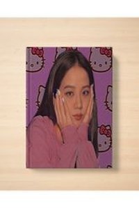 Lucidum A5 24 Yaprak Çizgisiz Dikişli Karton Kapak 1 Adet Hello Kİtty-BlackPink Okul Defteri