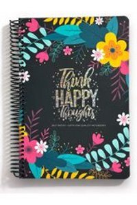 Gıpta Free B5 120 Yaprak Kareli Telli Sert Kapak 1 Adet Think Happy Thoughts Okul Defteri