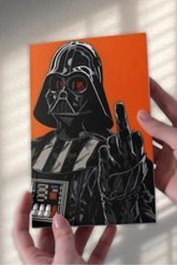 Namgo A5 24 Yaprak Çizgisiz Dikişli Karton Kapak 1 Adet Darth Vader Okul Defteri