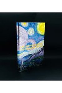 Gift Moda A5 200 Yaprak Çizgisiz Dikişli Sert Kapak 1 Adet Van Gogh Okul Defteri