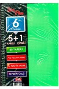 Çınar Defter A4 150 Yaprak Kareli Telli Yumuşak Kapak 1 Adet Okul Defteri