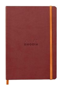Rhodia 117437c A5 100 Yaprak Noktalı Dikişli Karton Kapak 1 Adet Okul Defteri Kırmızı