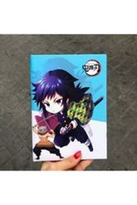 Köstebek A4 160 Yaprak Çizgisiz Dikişli Sert Kapak 1 Adet Anime Demon Slayer Okul Defteri