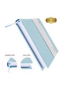 Bidefter A5 150 Yaprak Çizgisiz Dikişli Sert Kapak 1 Adet Okul Defteri Açık Mavi