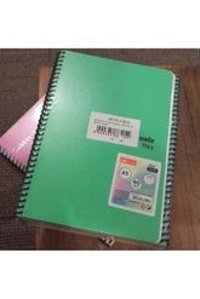 Mynote A4 80 Yaprak Kareli Telli Sert Kapak 1 Adet Okul Defteri Yeşil